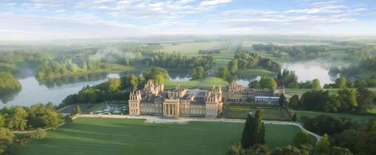 Blenheim Palace-Park and gardens-South Lawn-Aerial (2). Credit Blenheim Palace