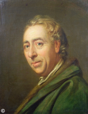 DEW47150 Portrait of Lancelot 'Capability' Brown, c.1770-75; by Cosway, Richard (1742-1821); oil on canvas; 53x42.5 cm; Private Collection; English, out of copyright